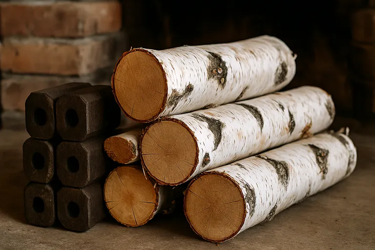 Kenmerken van berken haardhout